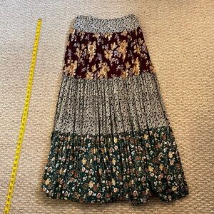 Women’s Natural Life Patchwork Skirt Size M